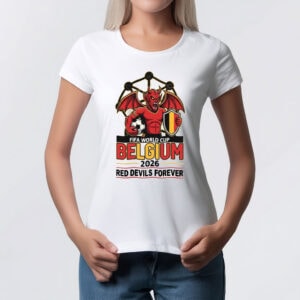 Belgium FIFA World Cup 2026 Red Devils Reign Fan Tee