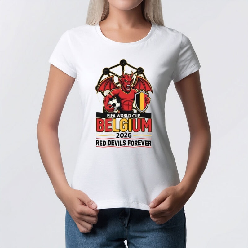 Belgium FIFA World Cup 2026 Red Devils Reign Fan Tee