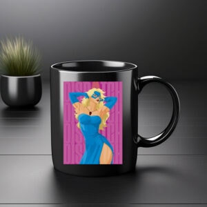 Blonde Blazer Elegance Mug