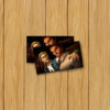 Brothers in Crime Gritty Narrative Illustration Sticker