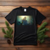 Confident Masked Superhero Woman Power Pose Shirt