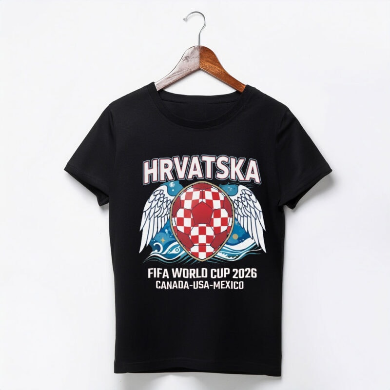 Croatia World Cup 2026 Hrvatska Shield Tee