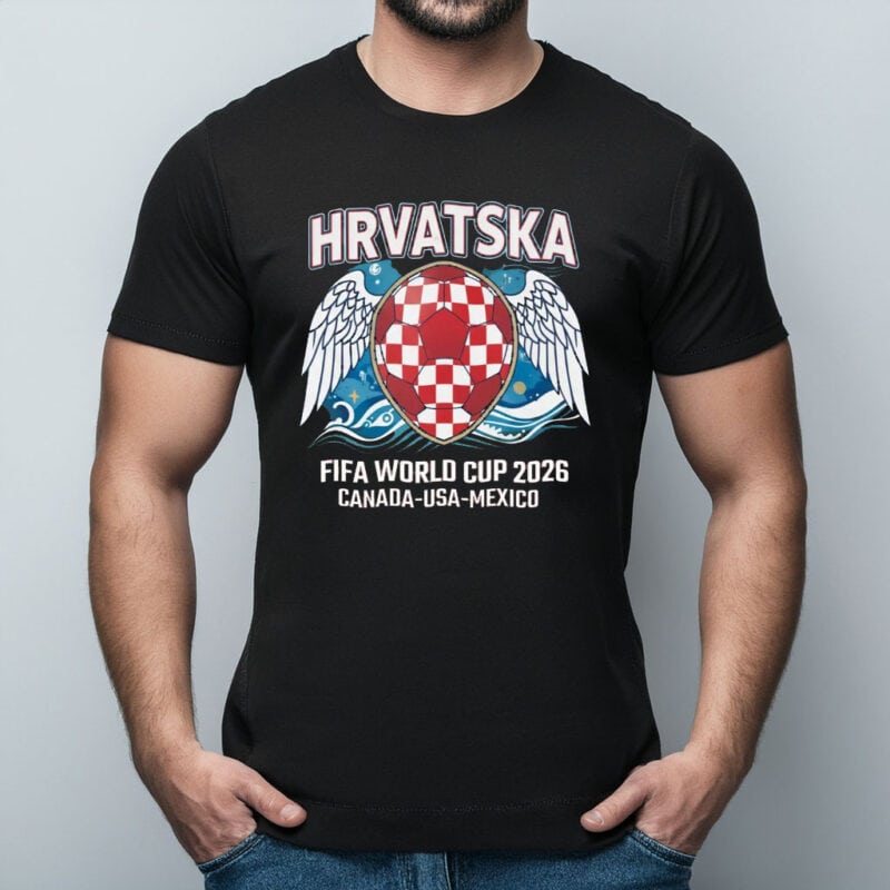Croatia World Cup 2026 Hrvatska Shield Tee
