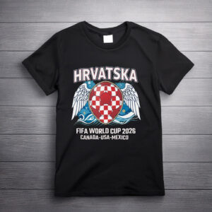 Croatia World Cup 2026 Hrvatska Shield Tee
