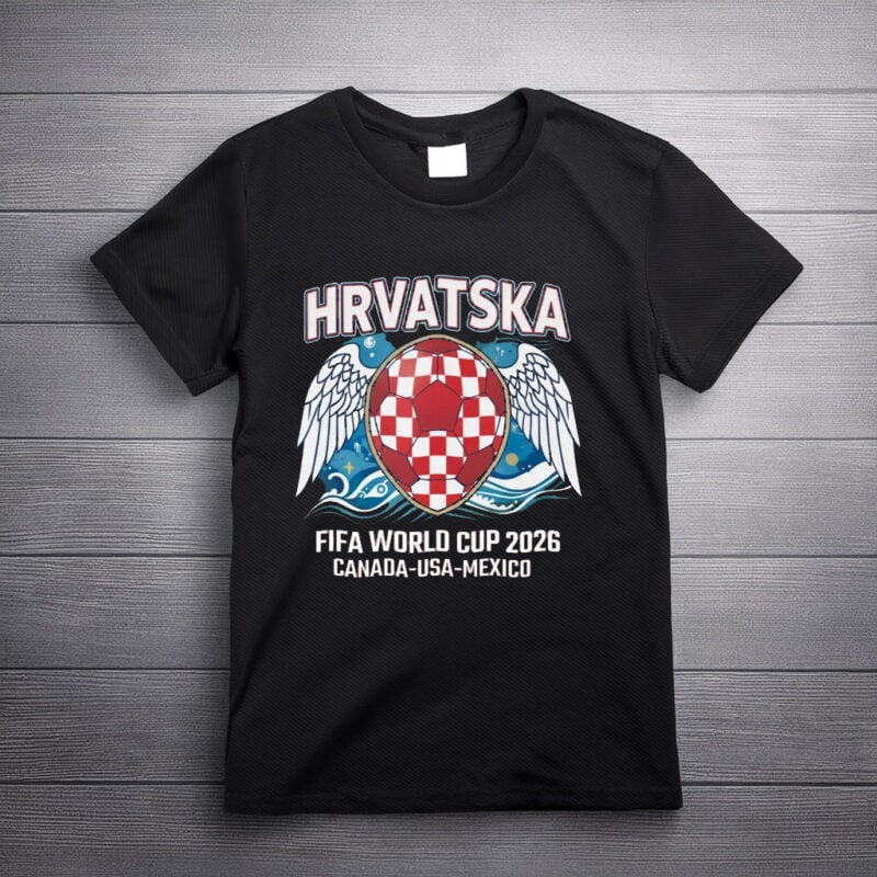 Croatia World Cup 2026 Hrvatska Shield Tee