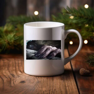 Dark Fantasy Creature Hand Atmospheric Art Mug