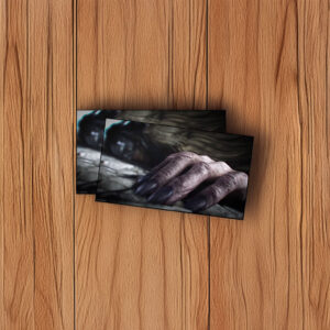 Dark Fantasy Creature Hand Atmospheric Art Sticker