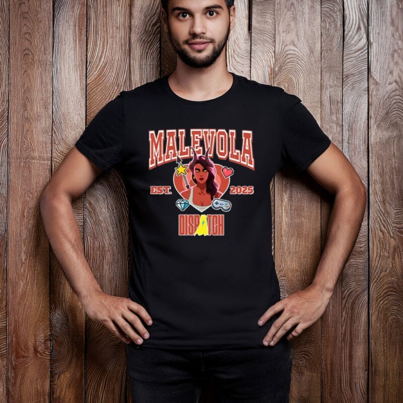 Dark Femme Hero Graphic Tee EST 2025 – Malevola Dispatch Shirt