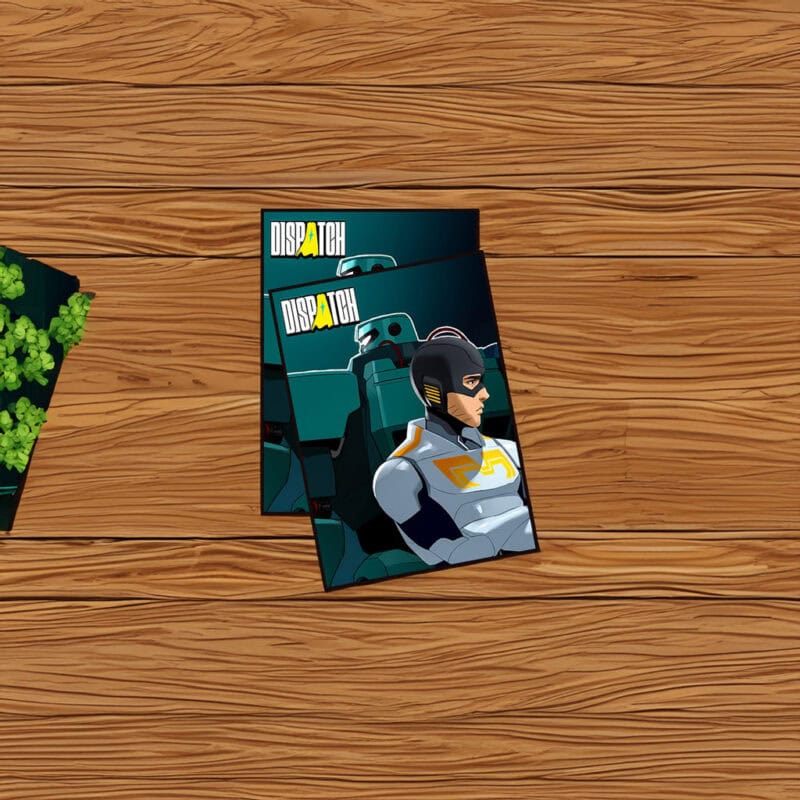 Dispatch Armored Guardian Mech Pilot Sticker