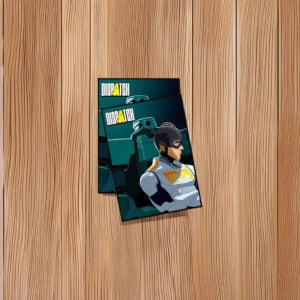 Dispatch Armored Guardian Mech Pilot Sticker