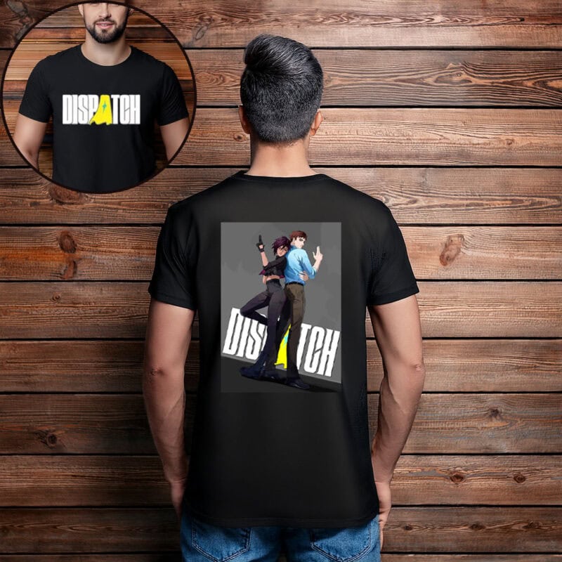 Dispatch Back-to-Back Hero Duo Action Pose Shirt