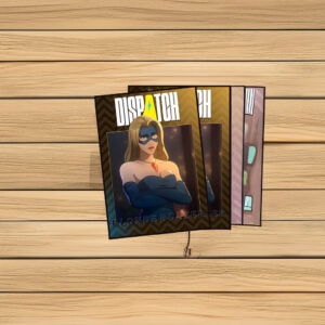 Dispatch Blonde Blazer Masked Heroine Sticker