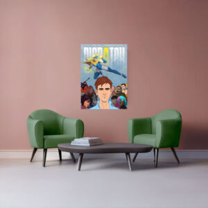 Dispatch Blonde Blazer Rising Poster