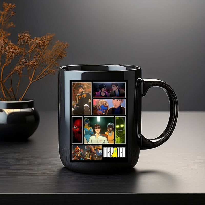 Dispatch Character Collage Mug