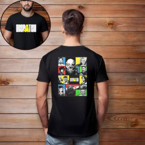 Dispatch Character Grid Retro Comic Shirt – Vintage Ensemble Graphic Tee