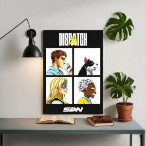 Dispatch Character Lineup – Retro Poster
