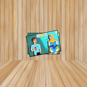 Dispatch Coffee Break Hero Duo Casual Comic Sticker