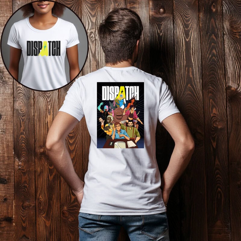 Dispatch Command Room Team Ensemble Comic Shirt