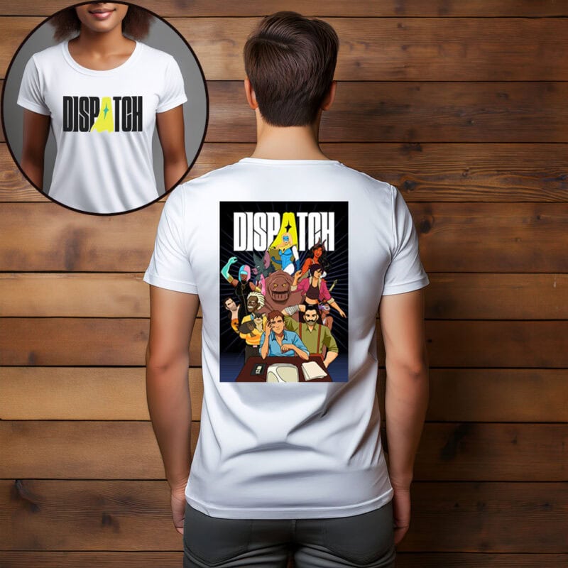 Dispatch Command Room Team Ensemble Comic Shirt