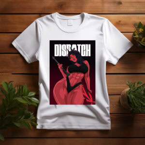 Dispatch Crimson Femme Fatale Dark Comic Shirt