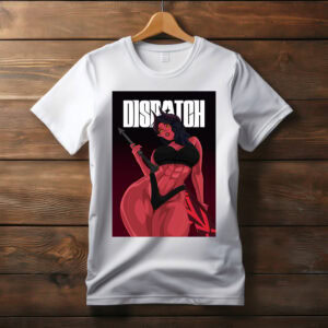 Dispatch Crimson Femme Fatale Dark Comic Shirt