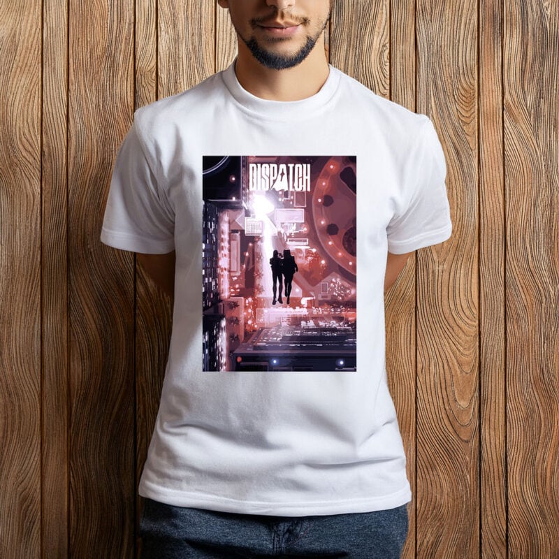 Dispatch Cyberpunk Descent Sci-Fi City Shirt