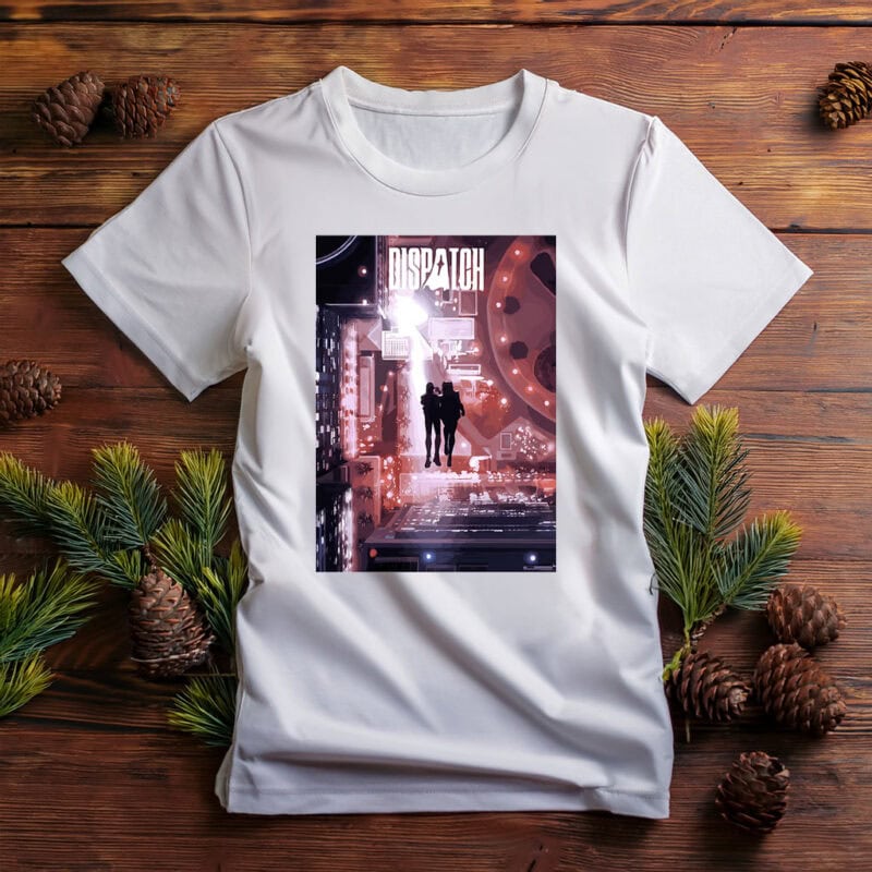 Dispatch Cyberpunk Descent Sci-Fi City Shirt