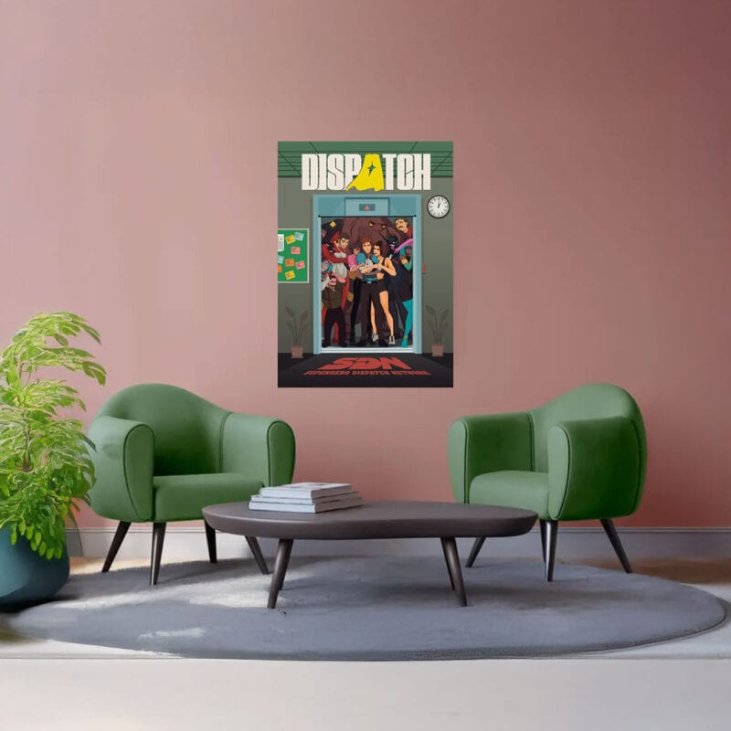 Dispatch Elevator Squad – Superhero Network Poster