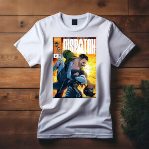 Dispatch Explosive Hero Embrace Comic Cover Shirt