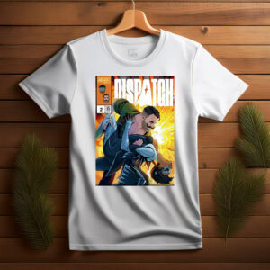 Dispatch Explosive Hero Embrace Comic Cover Shirt