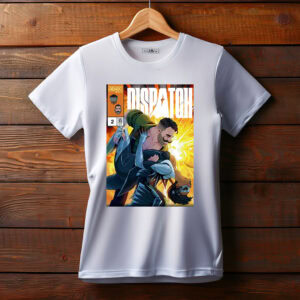 Dispatch Explosive Hero Embrace Comic Cover Shirt
