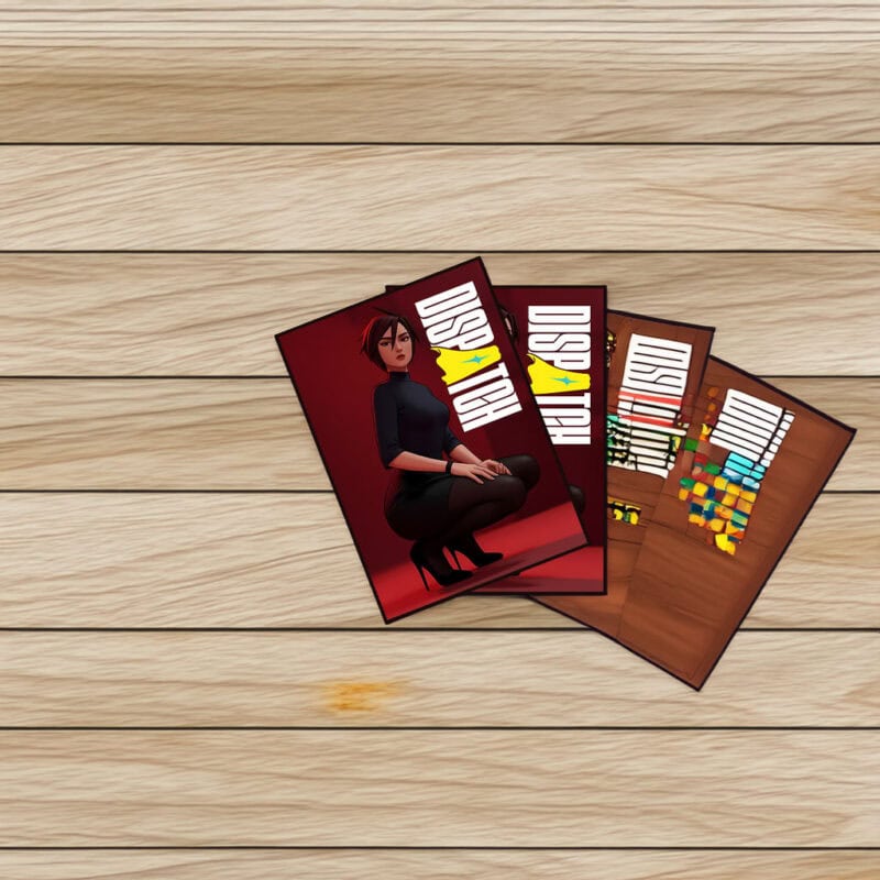 Dispatch Femme Fatale Red Studio Portrait Sticker