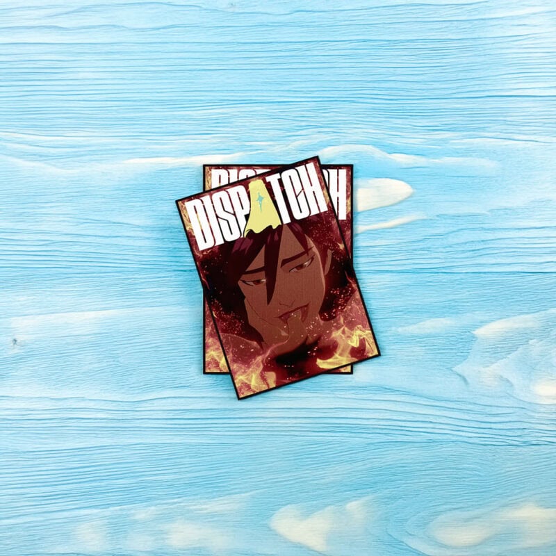 Dispatch Firelight Intense Hero Portrait Sticker