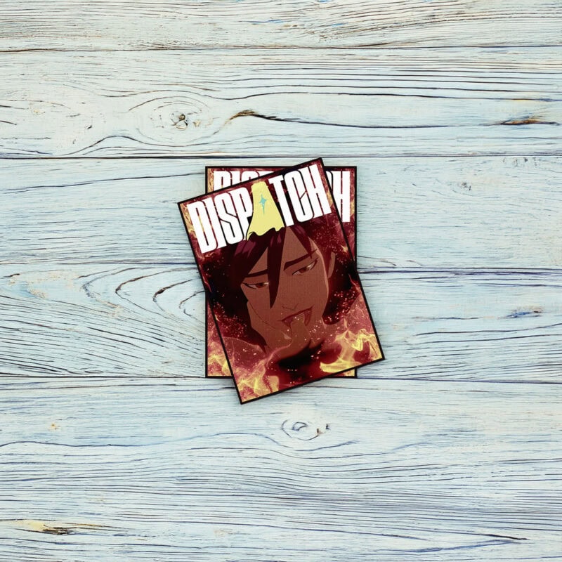 Dispatch Firelight Intense Hero Portrait Sticker