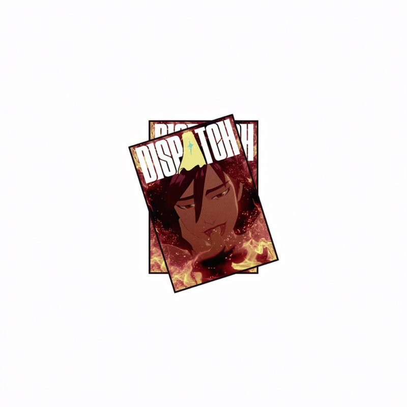 Dispatch Firelight Intense Hero Portrait Sticker