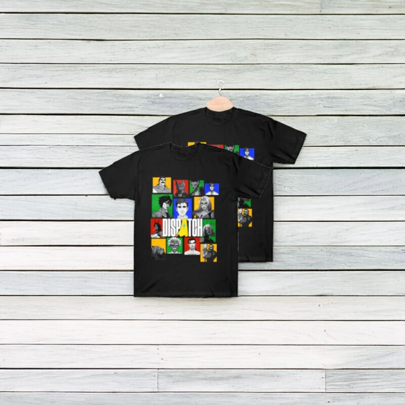 Dispatch Game Character Collage Graphic T-Shirt