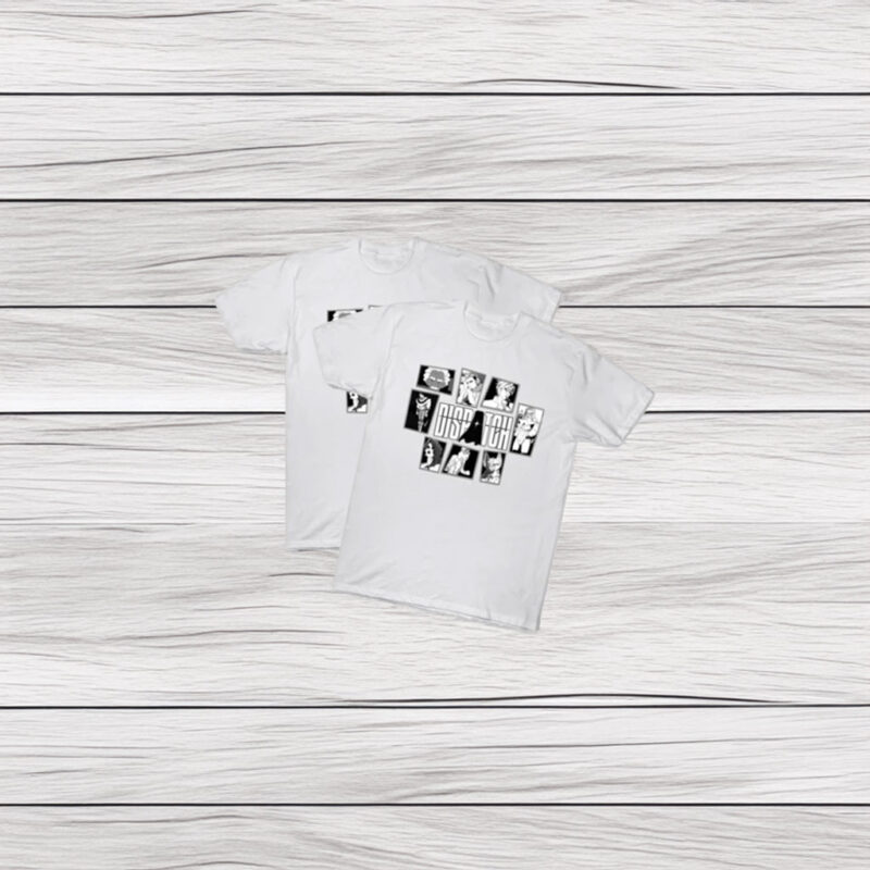 Dispatch Game Character Grid Graphic T-Shirt