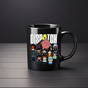 Dispatch Game Chibi Character Squad Coffee Mug