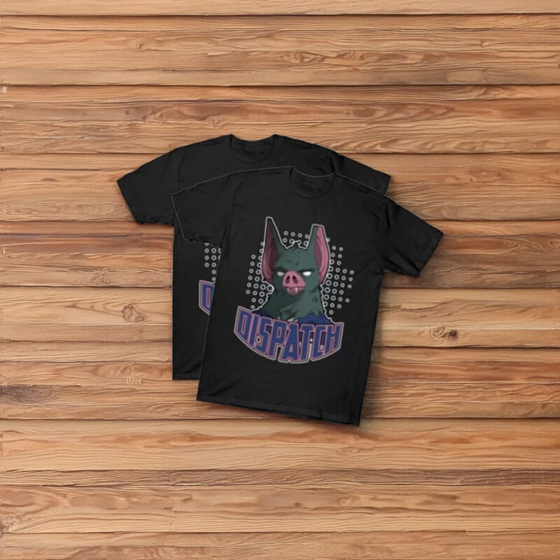 Dispatch Game Donkey Mascot Graphic T-Shirt