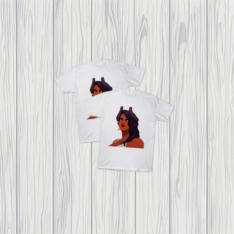 Dispatch Game Female Portrait Graphic T-Shirt