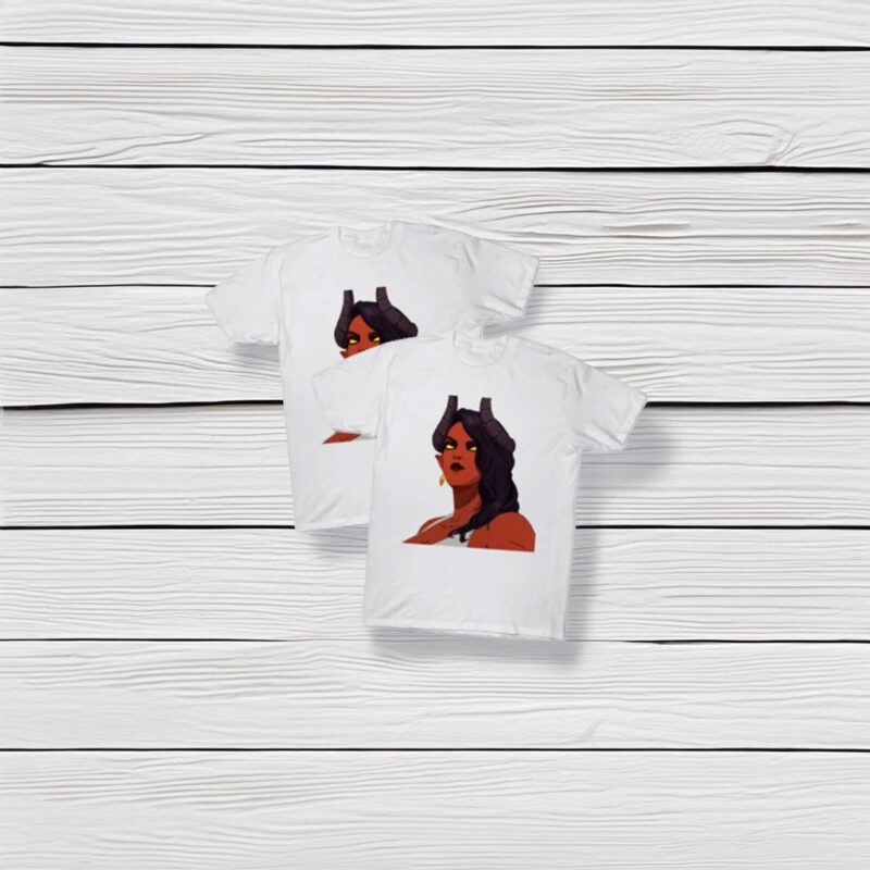 Dispatch Game Female Portrait Graphic T-Shirt