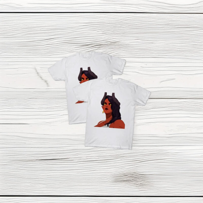 Dispatch Game Female Portrait Graphic T-Shirt