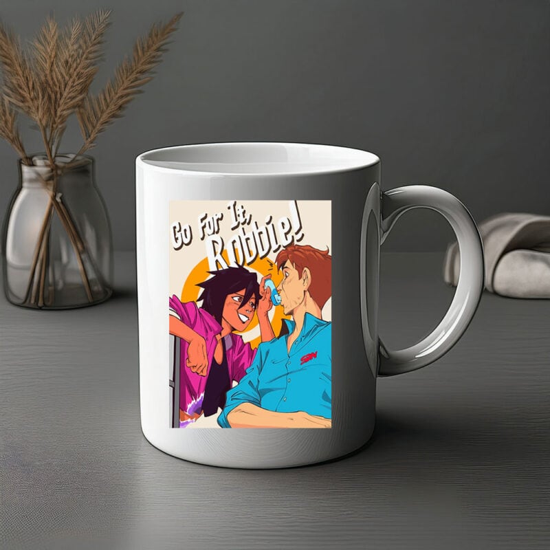 Dispatch Game Lettering Team Art Coffee Mug