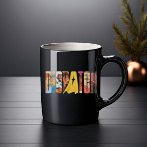 Dispatch Game Lettering Team Art Coffee Mug
