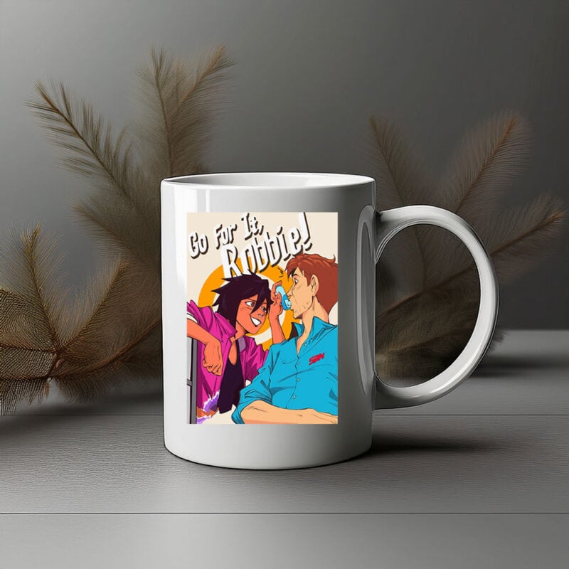 Dispatch Game Lettering Team Art Coffee Mug