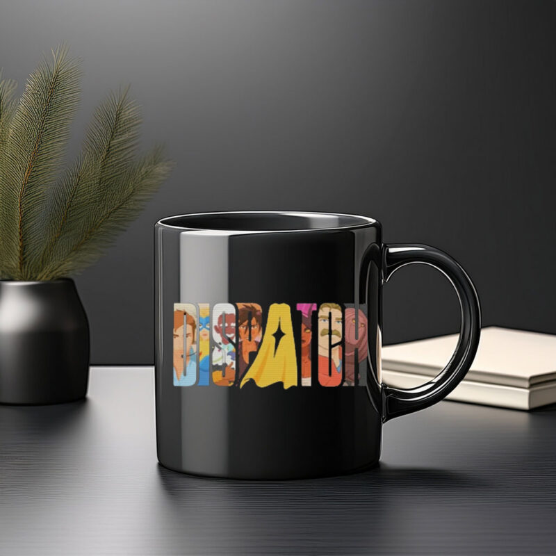 Dispatch Game Lettering Team Art Coffee Mug