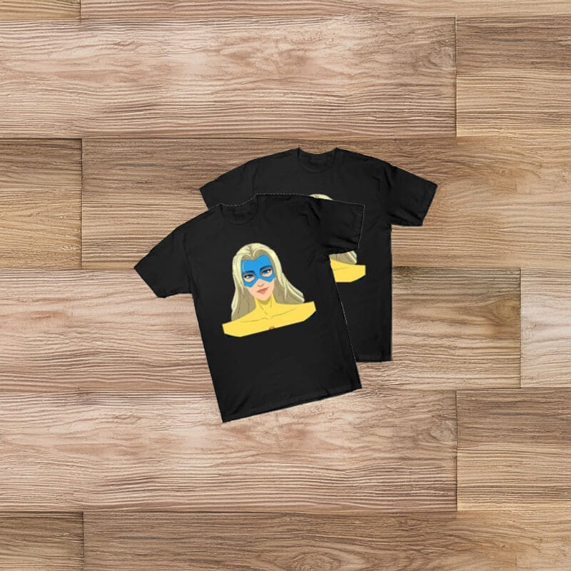 Dispatch Game Masked Heroine Portrait T-Shirt