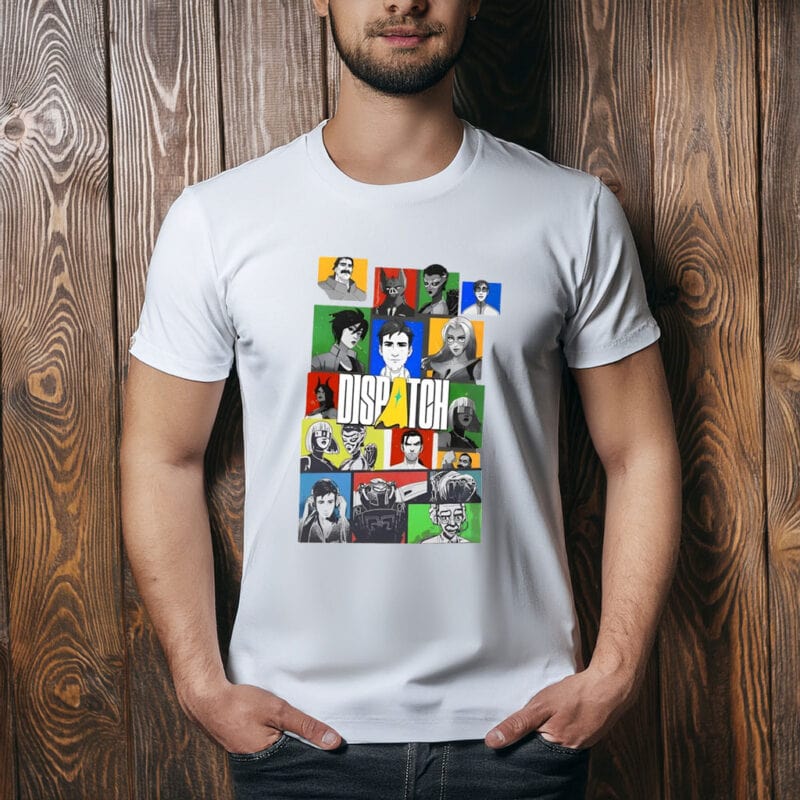 Dispatch Game Mecha Man, Robert Robertson, Invisigal Characters T-Shirt