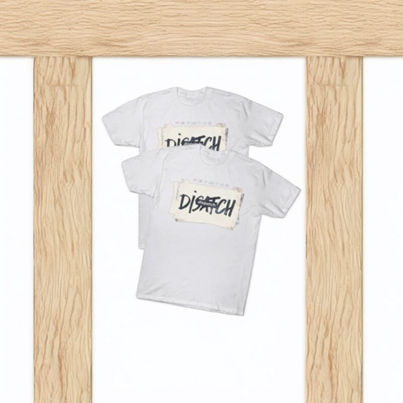 Dispatch Game Minimal Typography Logo T-Shirt