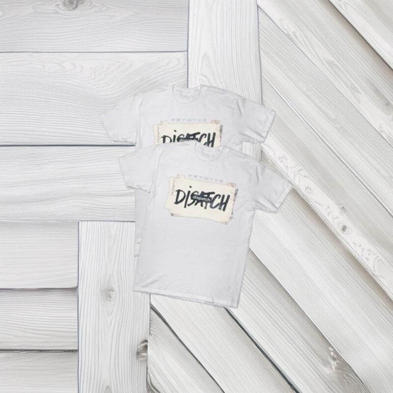 Dispatch Game Minimal Typography Logo T-Shirt